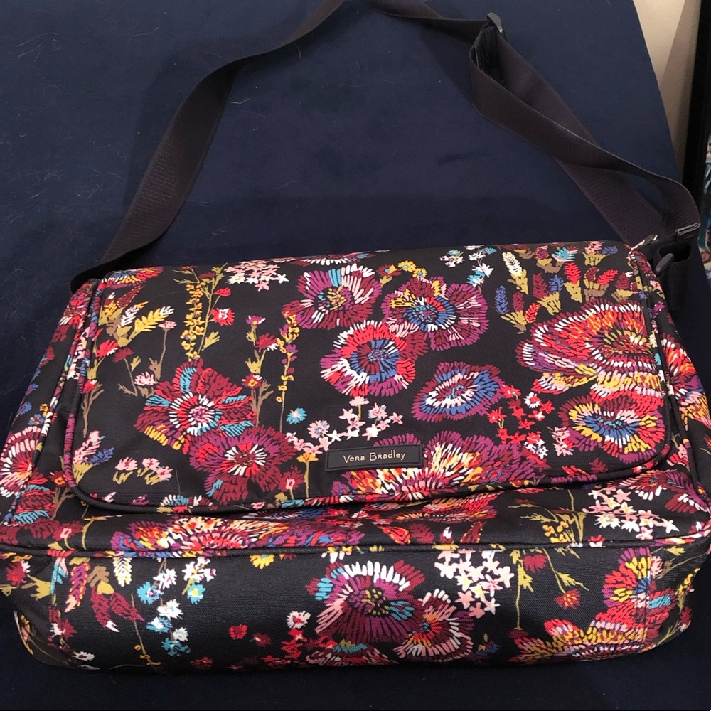 VB Waterproof Laptop Bag Midnight Wildflower